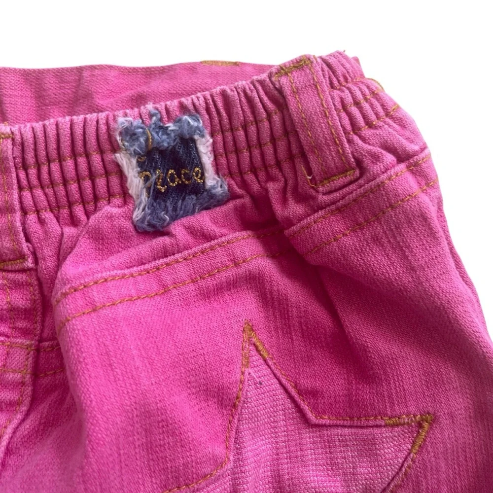 Vintage Children's Place Pink Skirt Star Baby Girls Size 18 Months